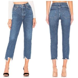 \AGOLDE\• Riley High Rise Straight Leg Crop Veto